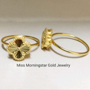 Four Leaf Flower Ring | Floral Design