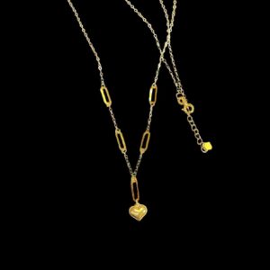 MsMorningstar 18k TF Lovely Heart Center Necklace | Inspired Collection