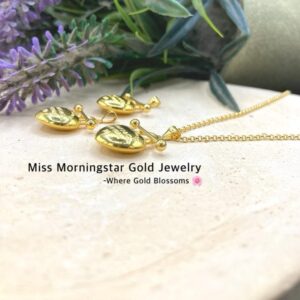 MsMorningstar 18k Tee Lock Heart