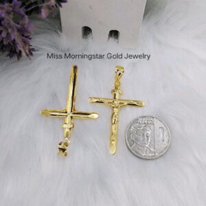 MsMorningstar 18k Super-sized Cross Pendant | Generic Design Collection