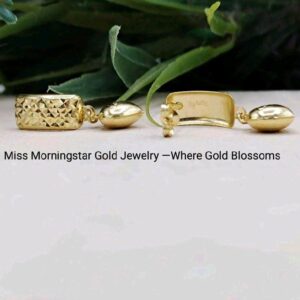 MsMorningstar 18k Cartee Drop Clip/Stud Earrings | Designer Collection