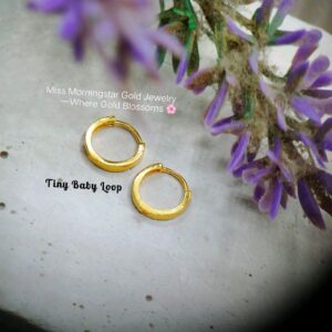 MsMorningstar 18k Hoop Minis Earrings