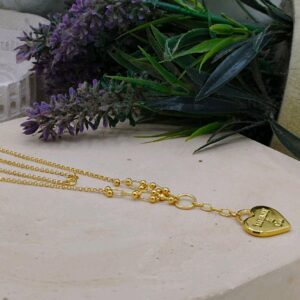 Tifa Hardware Center In Rolo Chain Necklace | 18k Saudi Gold, Pawnable Very Pretty Piece for Women