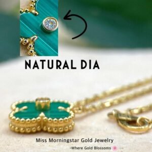 MsMorningstar 18k Hk Natural Flower Necklace