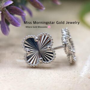 MsMorningstar 18k Hk Vintage Flower Earrings | Floral Collection