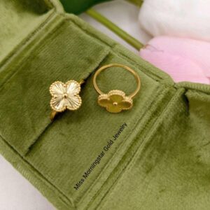 MsMorningstar 18k Vintage Flower Ring | Floral Collection ️