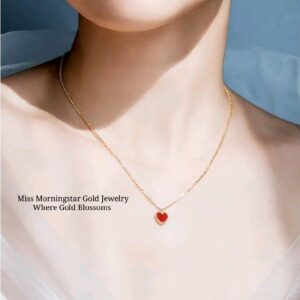MsMorningstar 18k Hk Setting Sweet Heartee Center Necklace/Bracelet | Designer Collection
