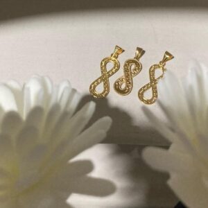 18k Infinity Pendant Auspicious