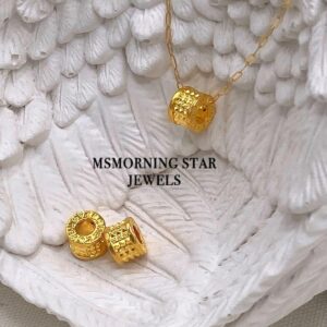 18k BVL Bar Pendant