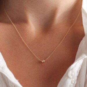 Lucky Cat eye Charm Necklace Set (tauco) 18”